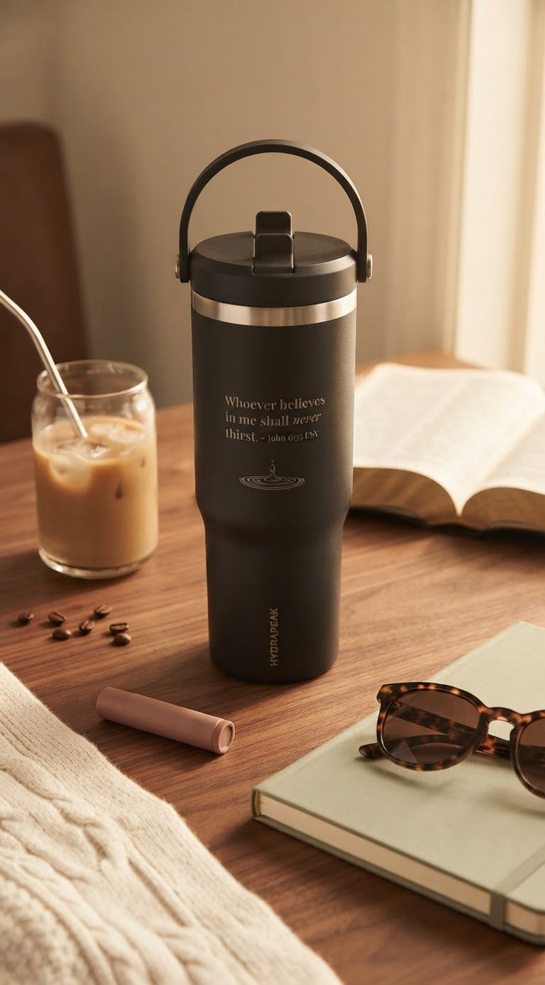 Never Thirst HydraPeak – 32 oz Travel Tumbler