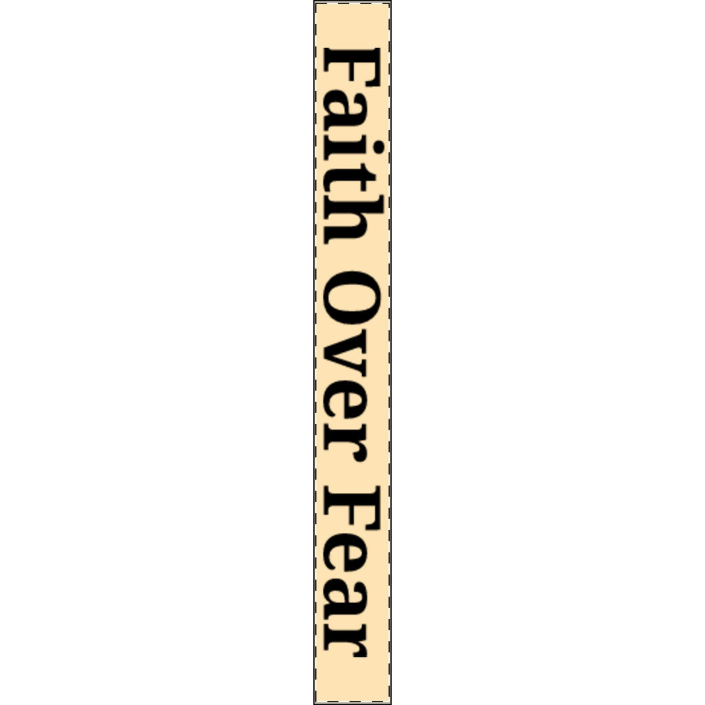 Faith Over Fear Keychain