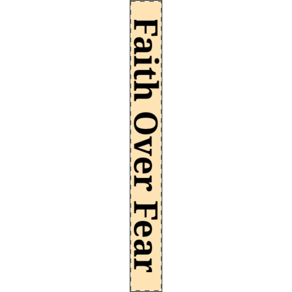 Faith Over Fear Keychain