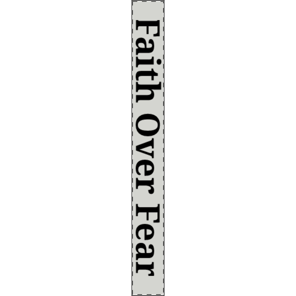 Faith Over Fear Keychain