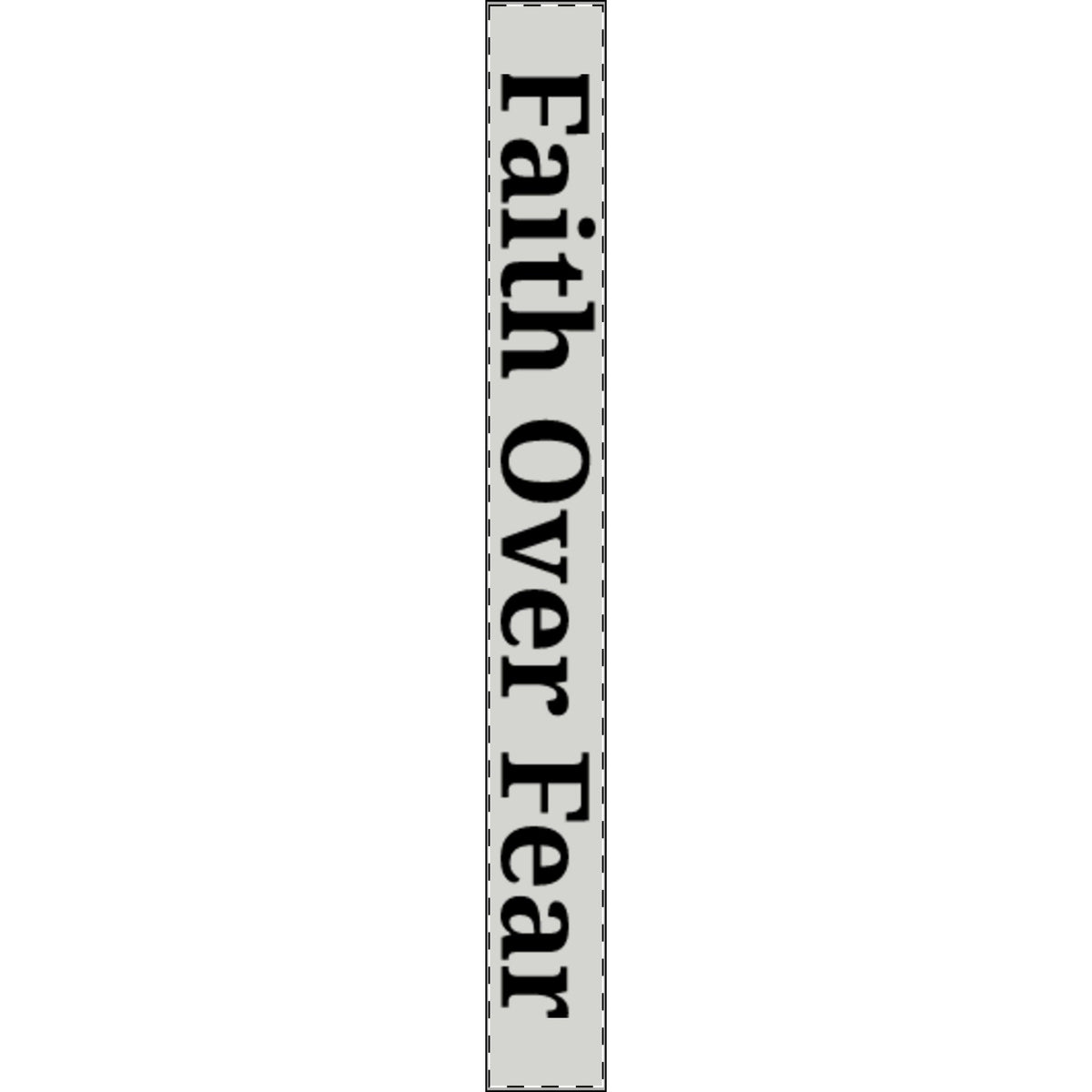 Faith Over Fear Keychain