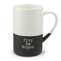 Pray. Sip. Repeat. Speckled Ceramic Mug — 13oz